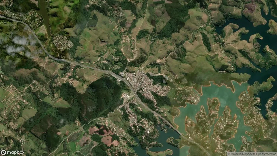 Imagem aérea de igarata