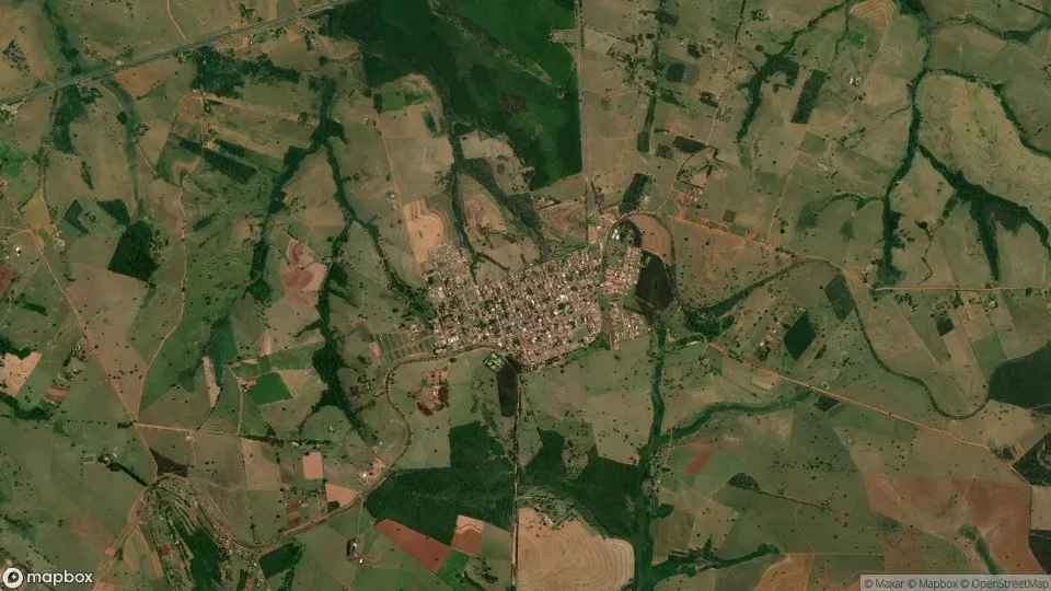 Imagem aérea de indiana