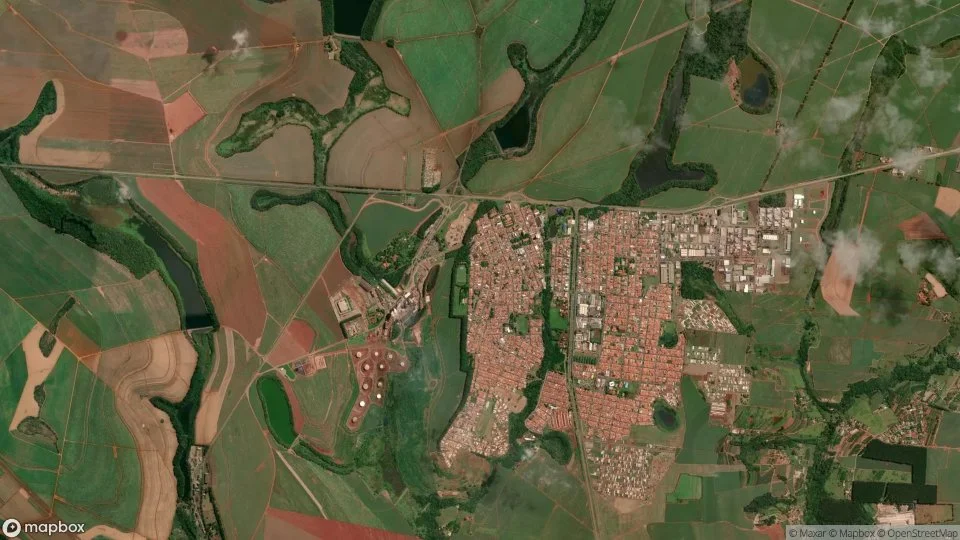 Imagem aérea de iracemapolis