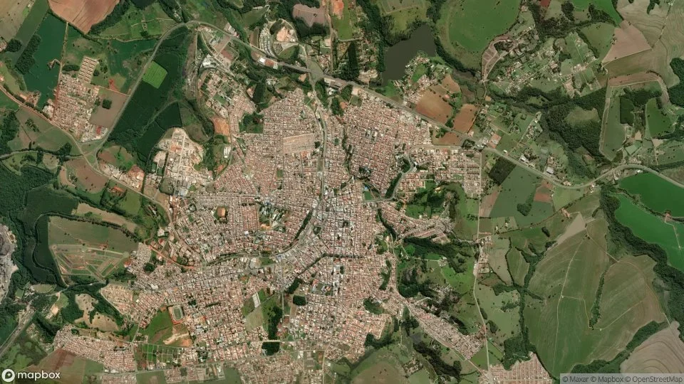 Imagem aérea de itapeva
