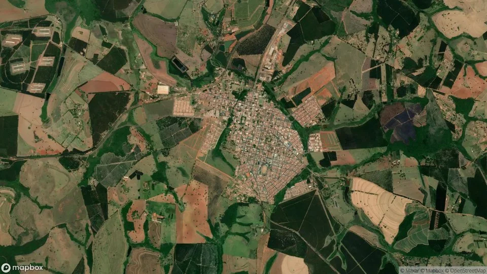 Imagem aérea de itatinga