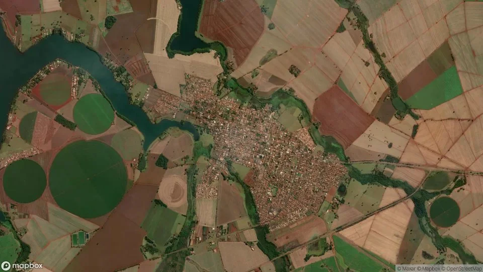 Imagem aérea de miguelopolis