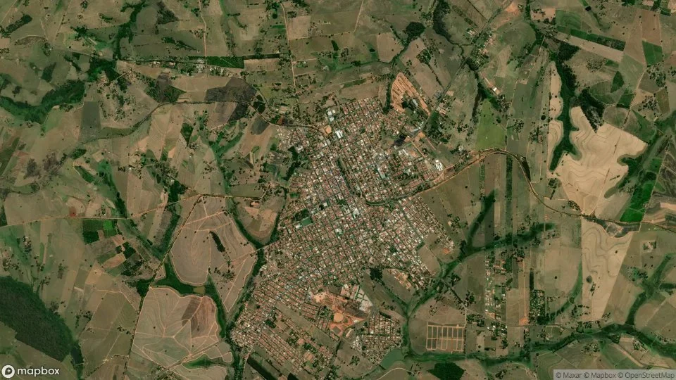 Imagem aérea de mirandopolis