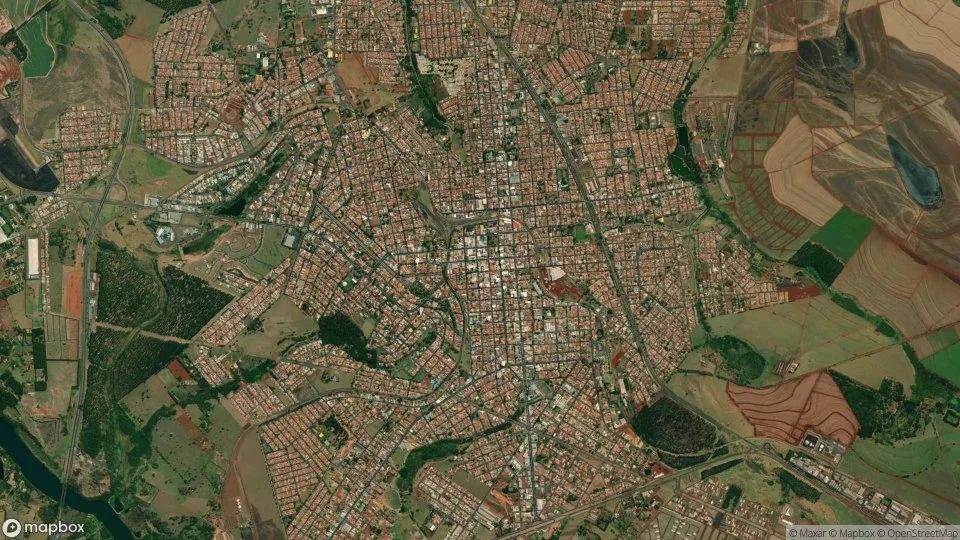 Imagem aérea de ourinhos