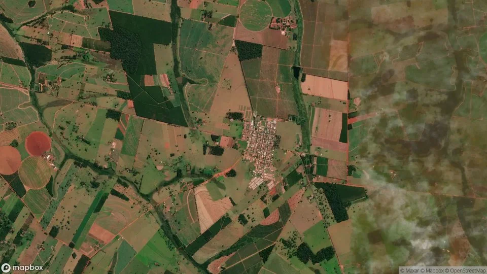 Imagem aérea de parisi