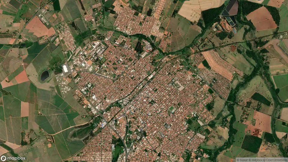 Imagem aérea de penapolis
