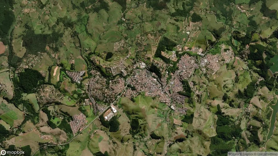Imagem aérea de piracaia