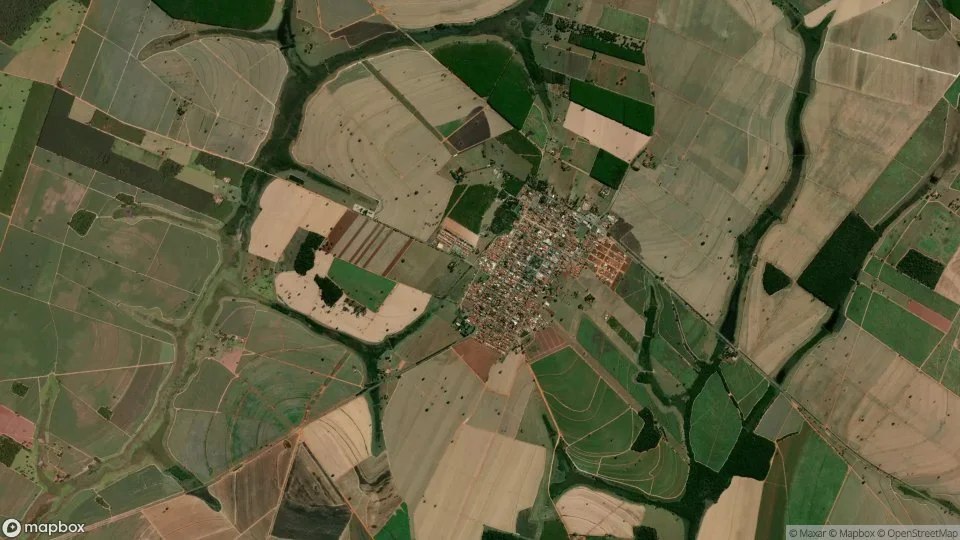 Imagem aérea de planalto