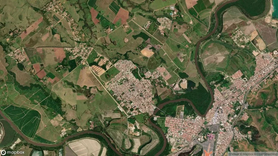 Imagem aérea de potim