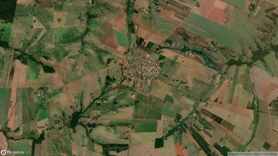 Imagem aérea de salmourao