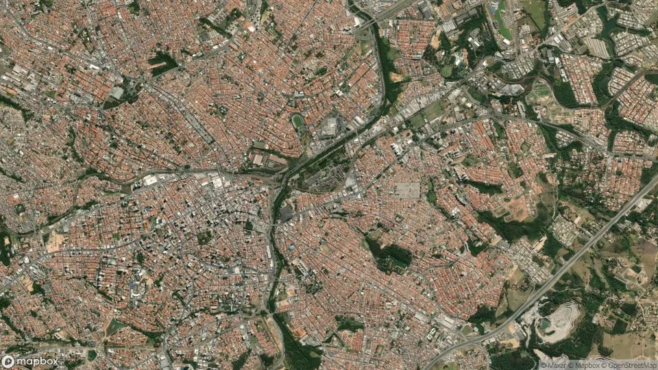 Imagem aérea de sorocaba