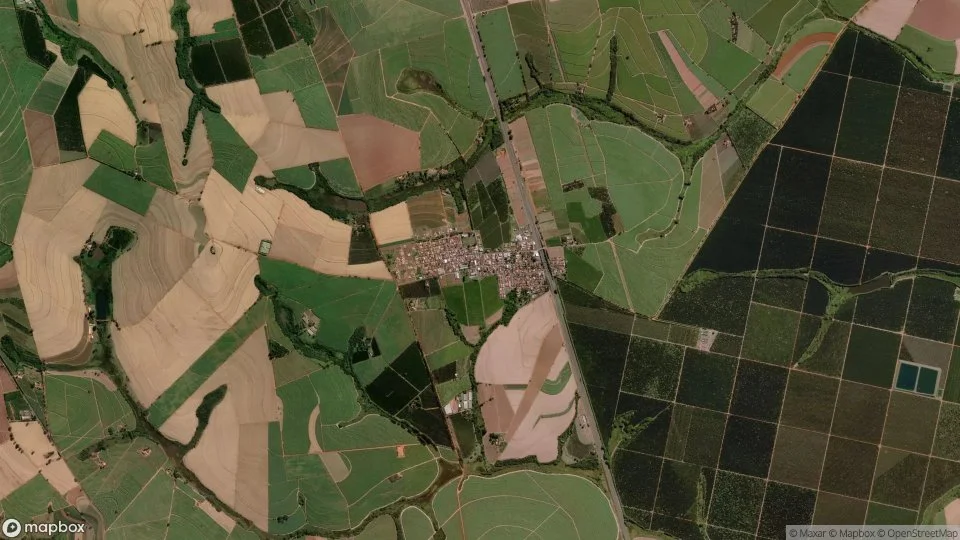 Imagem aérea de taquaral