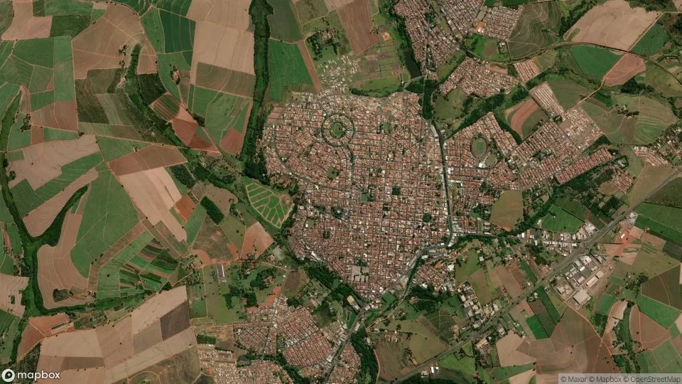 Vista aérea de Taquaritinga