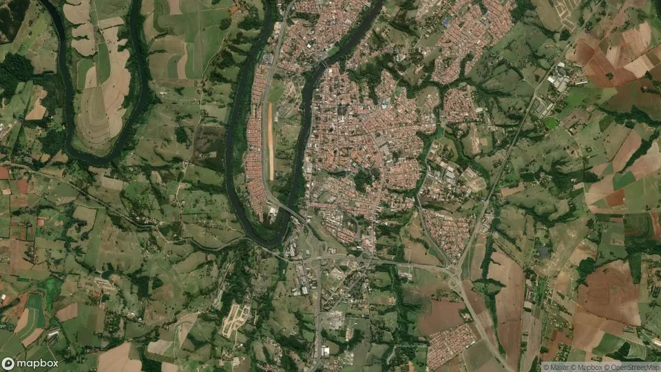 Imagem aérea de tiete
