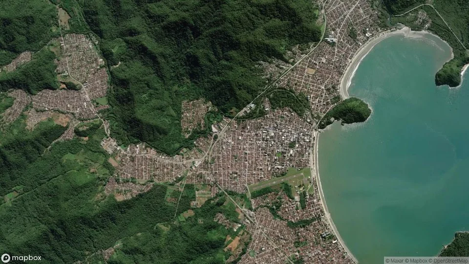 Vista aérea de Ubatuba