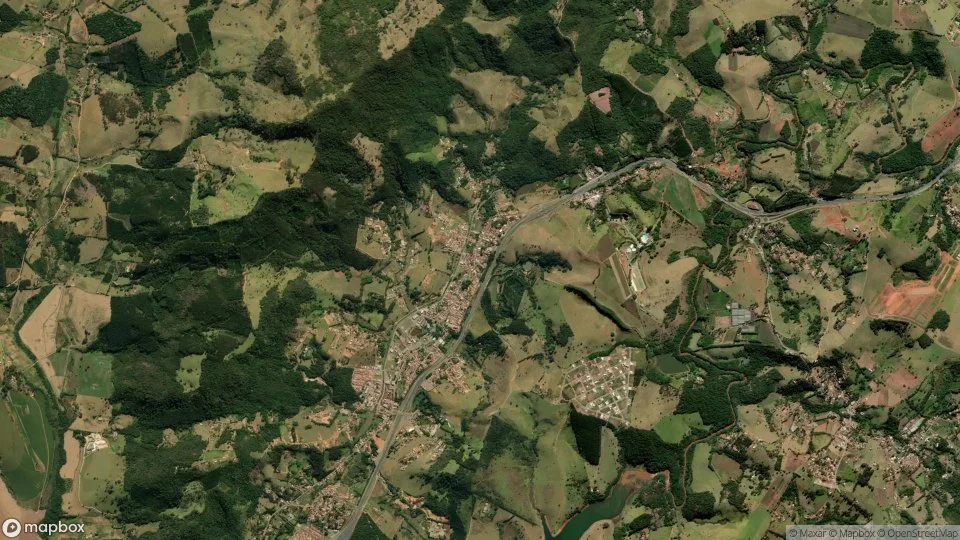 Imagem aérea de vargem