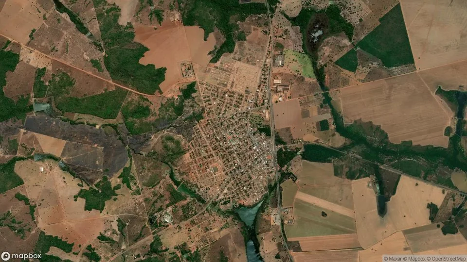 Imagem aérea de alvorada