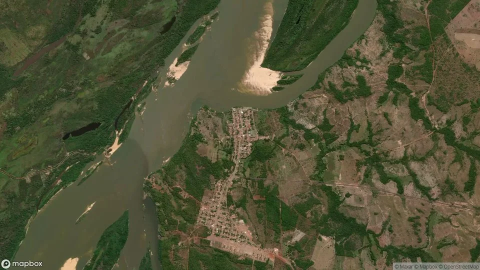 Imagem aérea de araguacema