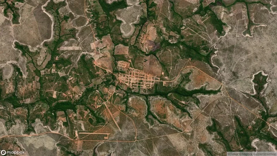 Imagem aérea de mateiros