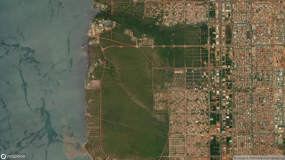 Imagem aérea de palmas