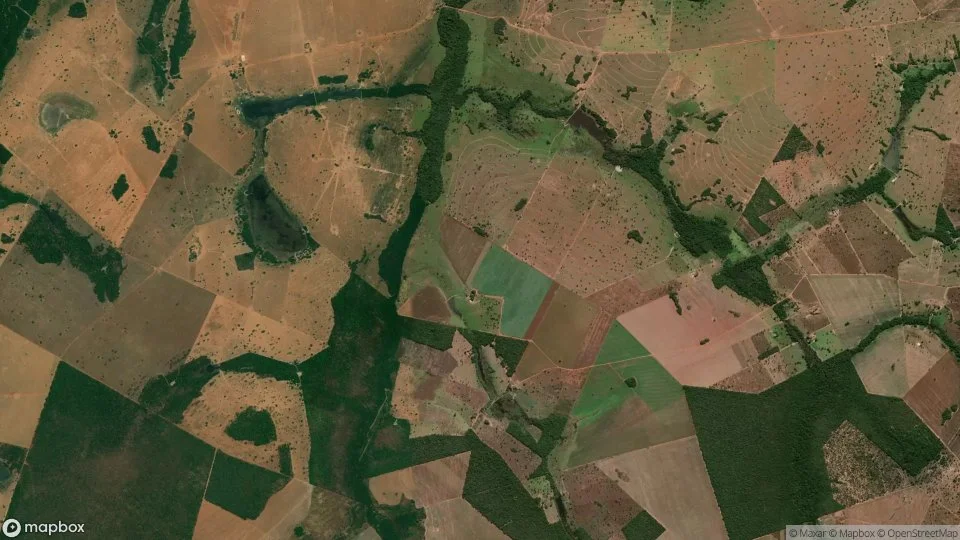 Imagem aérea de sucupira